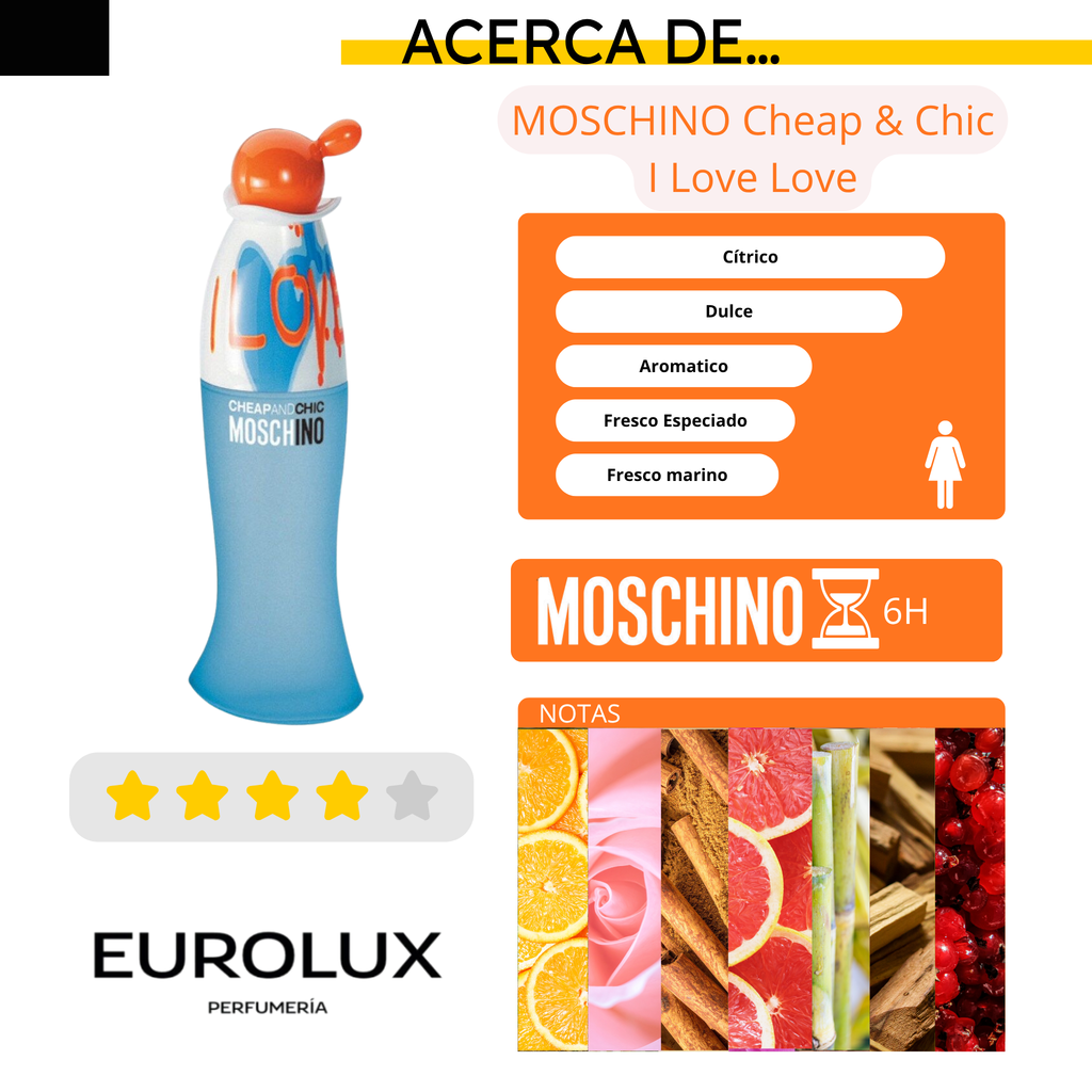 MOSCHINO Cheap&Chic LOVE LOVE EDT 100ml