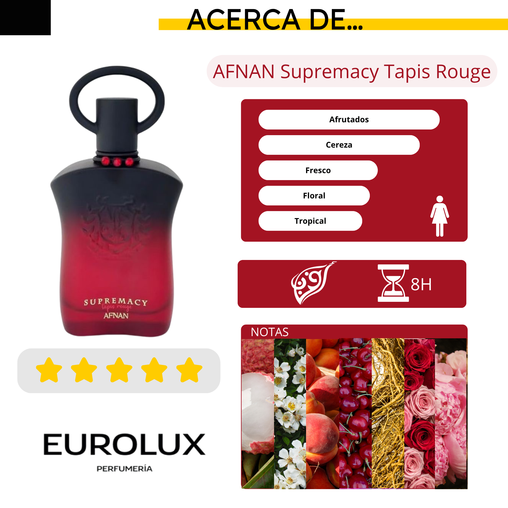 AFNAN Supremacy Tapiz Rouge EDP 100ml