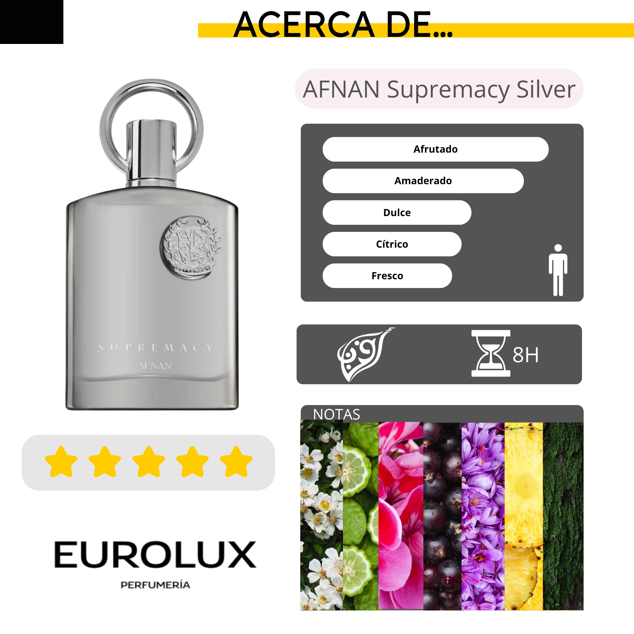AFNAN Supremacy Silver EDP 100ML