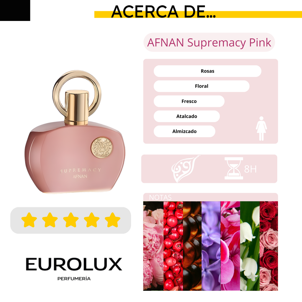 AFNAN Supremacy Pink EDP 100ML