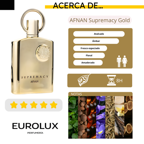 AFNAN Supremacy Gold EDP 100ml